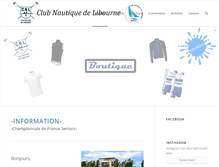 Tablet Screenshot of cnlibourne.fr